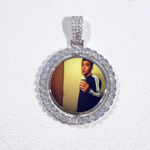 3D Spinning 2-Faced Custom Picture Pendant