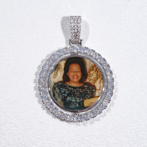 3D Spinning 2-Faced Custom Picture Pendant
