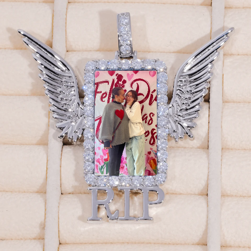 RIP WING 3D CUSTOM PICTURE PENDANT