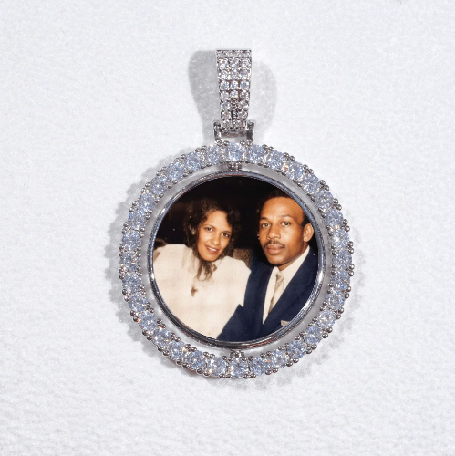3D Spinning 2-Faced Custom Picture Pendant