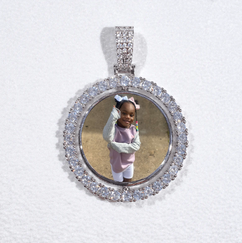 3D Spinning 2-Faced Custom Picture Pendant