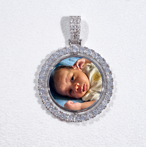 3D Spinning 2-Faced Custom Picture Pendant
