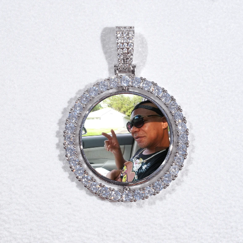 3D Spinning 2-Faced Custom Picture Pendant