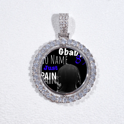 3D Spinning 2-Faced Custom Picture Pendant