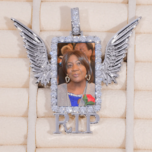 RIP WING 3D CUSTOM PICTURE PENDANT