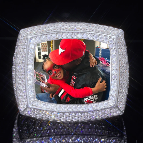 3D CUSTOM PICTURE ICED RING
