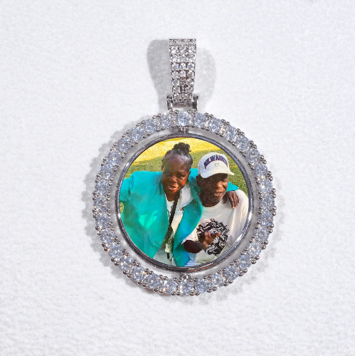 3D Spinning 2-Faced Custom Picture Pendant