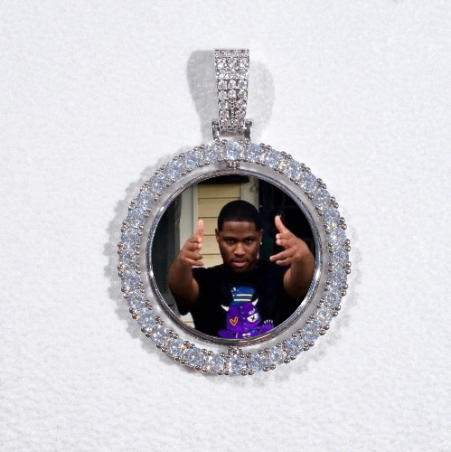 3D Spinning 2-Faced Custom Picture Pendant
