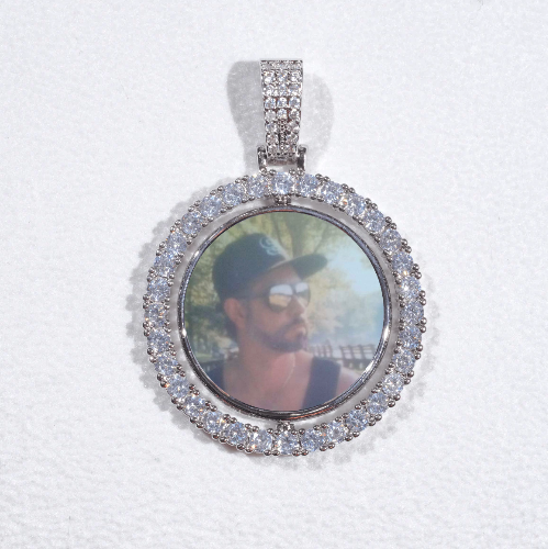 3D Spinning 2-Faced Custom Picture Pendant