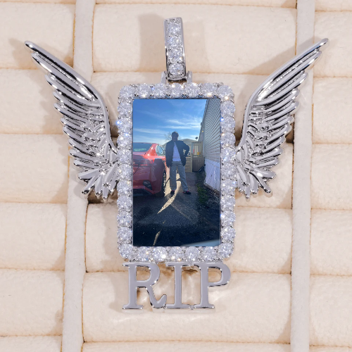 RIP WING 3D CUSTOM PICTURE PENDANT