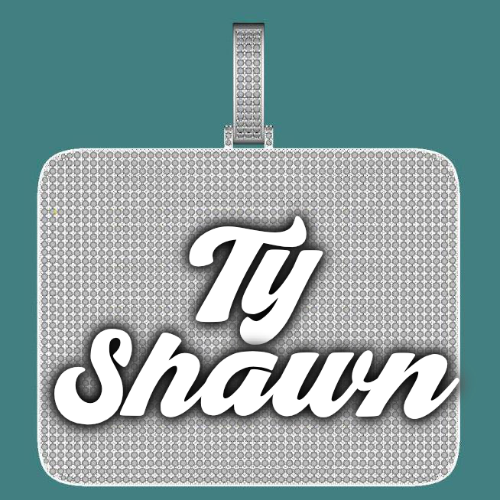 CUSTOM LETTER NECKLACE 3D BIG SQUARE