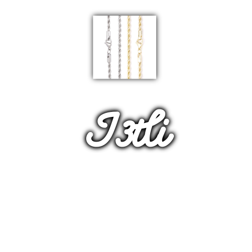 Script Custom Letter Necklace