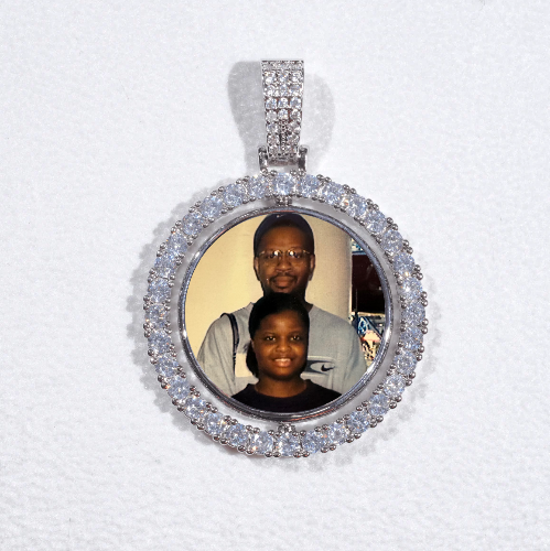 3D Spinning 2-Faced Custom Picture Pendant