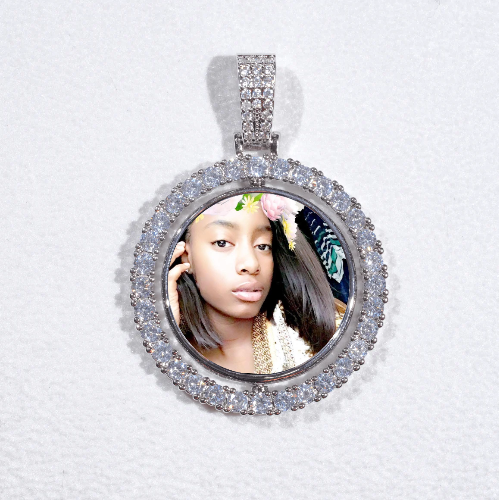 3D Spinning 2-Faced Custom Picture Pendant
