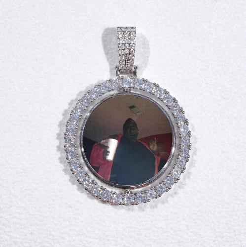 3D Spinning 2-Faced Custom Picture Pendant