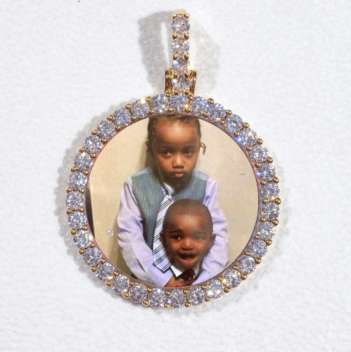3D CIRCLE CUSTOM PICTURE PENDANT SMALL SIZE