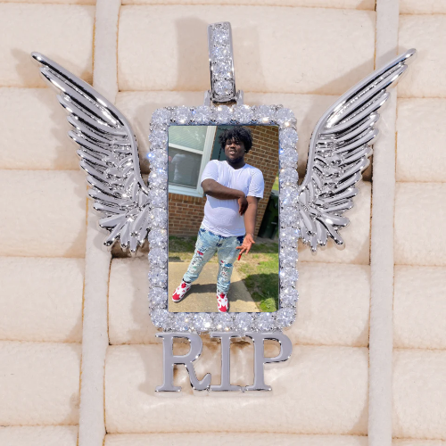 RIP WING 3D CUSTOM PICTURE PENDANT