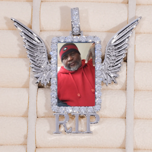 RIP WING 3D CUSTOM PICTURE PENDANT