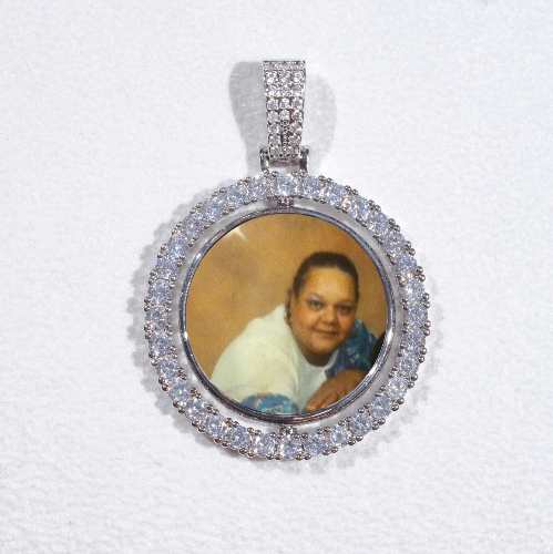 3D Spinning 2-Faced Custom Picture Pendant