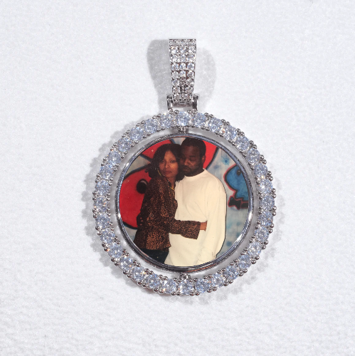 3D Spinning 2-Faced Custom Picture Pendant