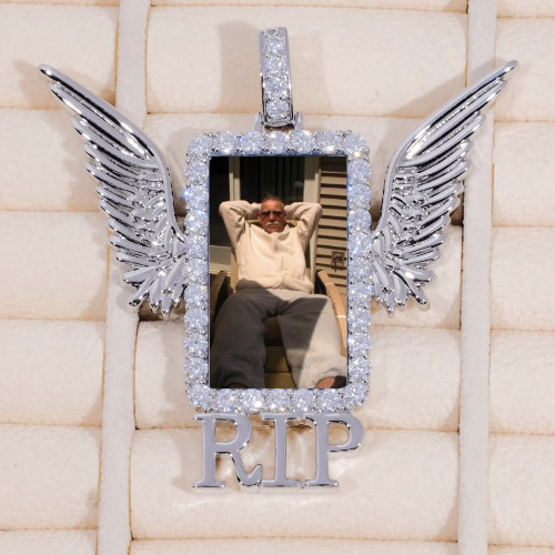 RIP WING 3D CUSTOM PICTURE PENDANT