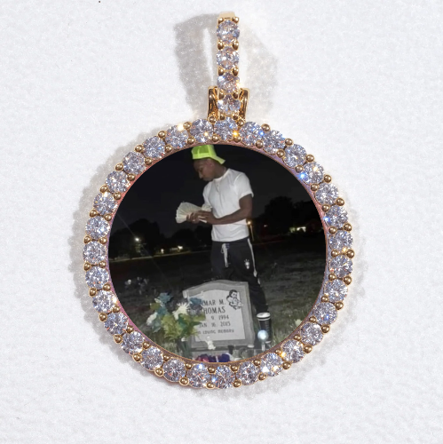 3D CIRCLE CUSTOM PICTURE PENDANT SMALL SIZE