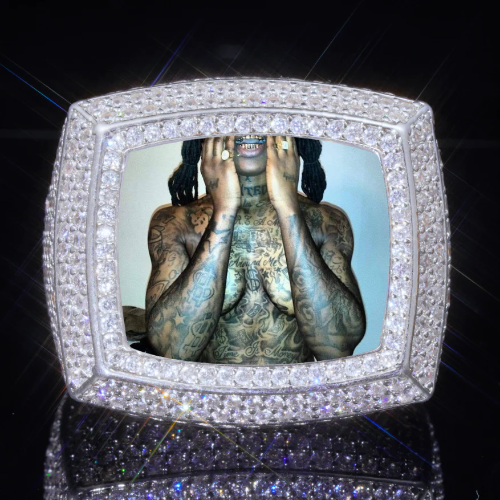 3D CUSTOM PICTURE ICED RING