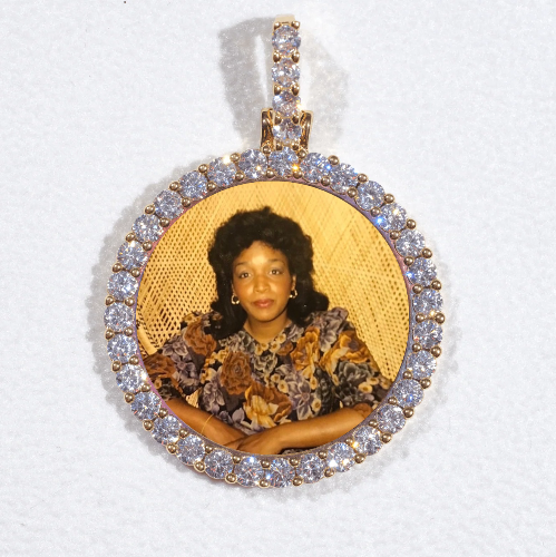 3D CIRCLE CUSTOM PICTURE PENDANT SMALL SIZE
