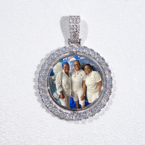 3D Spinning 2-Faced Custom Picture Pendant