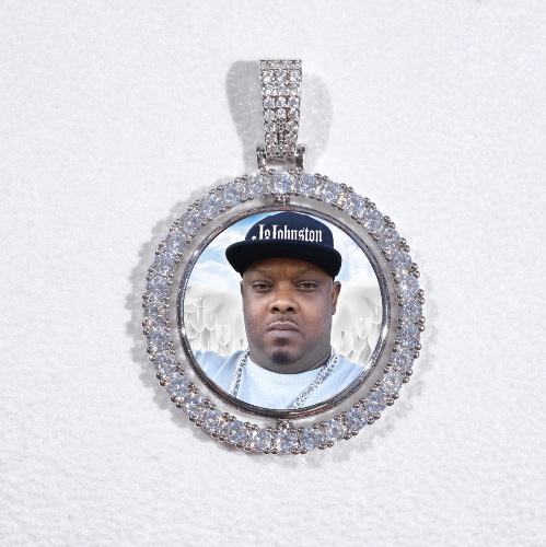 3D Spinning 2-Faced Custom Picture Pendant