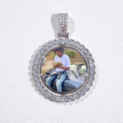 3D Spinning 2-Faced Custom Picture Pendant