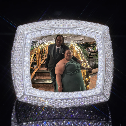 3D CUSTOM PICTURE ICED RING
