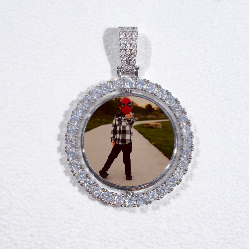 3D Spinning 2-Faced Custom Picture Pendant