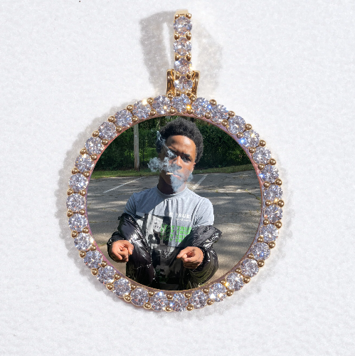 3D CIRCLE CUSTOM PICTURE PENDANT SMALL SIZE