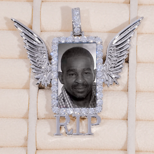 RIP WING 3D CUSTOM PICTURE PENDANT