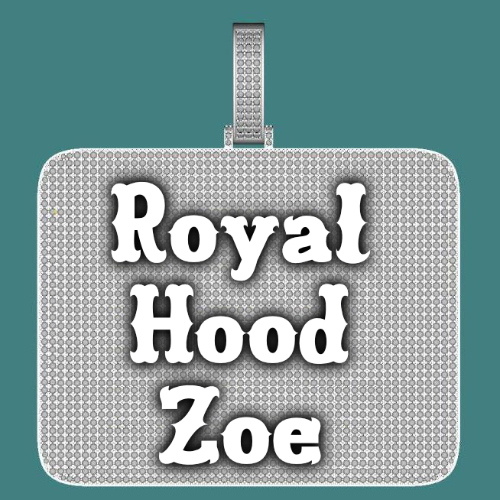CUSTOM LETTER NECKLACE 3D BIG SQUARE