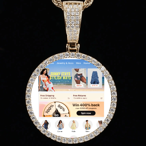CUSTOM PICTURE PENDANT STYLE-1