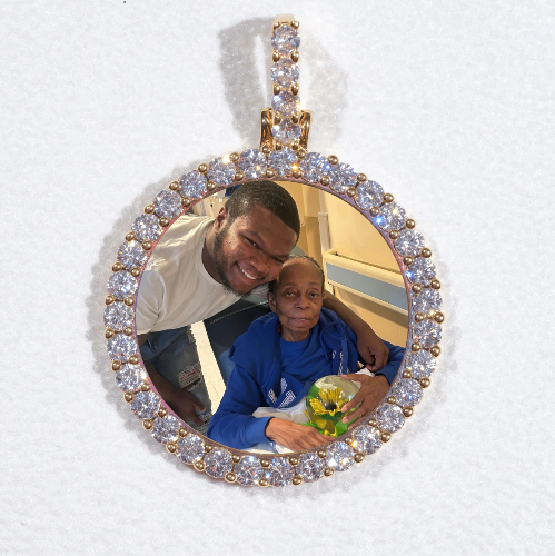 3D CIRCLE CUSTOM PICTURE PENDANT SMALL SIZE
