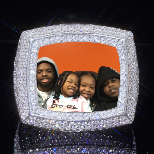3D CUSTOM PICTURE ICED RING