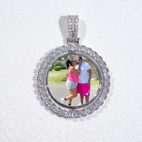 3D Spinning 2-Faced Custom Picture Pendant