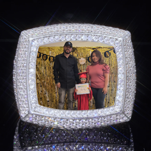 3D CUSTOM PICTURE ICED RING