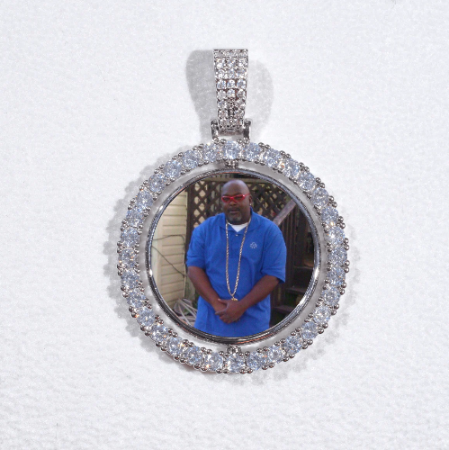 3D Spinning 2-Faced Custom Picture Pendant