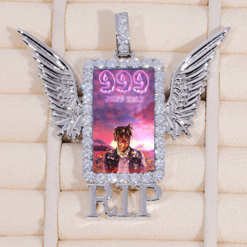 RIP WING 3D CUSTOM PICTURE PENDANT