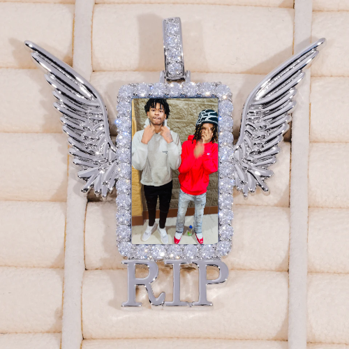 RIP WING 3D CUSTOM PICTURE PENDANT