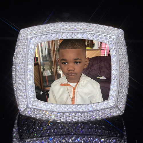 3D CUSTOM PICTURE ICED RING