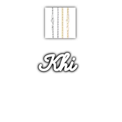Script Custom Letter Necklace