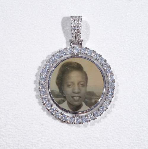 3D Spinning 2-Faced Custom Picture Pendant