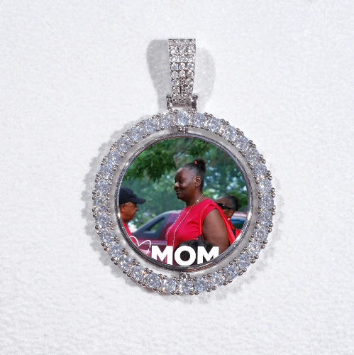 3D Spinning 2-Faced Custom Picture Pendant