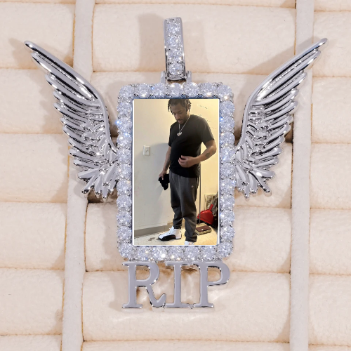 RIP WING 3D CUSTOM PICTURE PENDANT