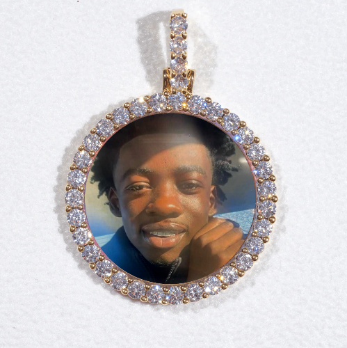 3D CIRCLE CUSTOM PICTURE PENDANT SMALL SIZE